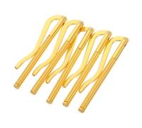 HORIALENCE 5pcs Men's Money Clip Spring Bar Set, Vintage Metal Wallet Accessory, Gold-Plated Sturdy Cash and Card Holder for Bifold Wallets, Slim Design for Everyday Use