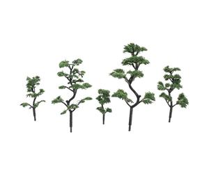 HORIALENCE 5pcs Model Trees Fake Trees with Realistic Design and Lifelike Appearance for Architectural Models and Urban Planning Essential for Miniature Landscapes