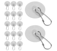 HORIALENCE 60pcs Ceiling Sticky Hooks No Drill Ceiling Hooks for Hanging Flags and Decorations High Load Capacity Plastic and Iron with Easy Installation
