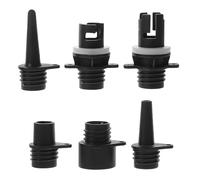 HORIALENCE 6pcs Air Bed Pump Adapter Set with Quick Connect Inflation Adaptor and Inflatable Boat Pump Adapter Versatile Compressor Air Valve Converter and Outdoor Camping Use