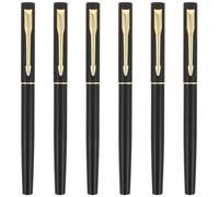 HORIALENCE 6pcs Calligraphy Brush Pens, Refillable Fountain Ink Pen - Portable Pocket Ink Brush - Chinese Calligraphy Writing Supplies for Writing Drawing