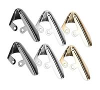 HORIALENCE 6pcs Metal High Heel Pointed Shoe Tip Protectors Durable Cap Covers for Shoe Repair Stylish Protection for Worn Tips Includes Gold Silver Black Colors