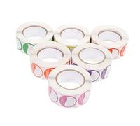 HORIALENCE 7 Rolls Removable Day of The Week Labels Monday to Sunday Stickers 25mm Strong Adhesiveness Easy to Tear Off Pretty Look Assorted Colour Paper for Restaurant and Boutiques
