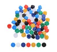 HORIALENCE 70pcs Plastic Syringe Needle Caps with Luer Lock Tip, Airtight and Leakproof Dispensing Needle Stoppers for Clinical Tasks and Industrial Lab Dispensing, Simplifies Sample Storage