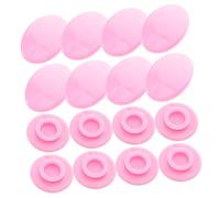 HORIALENCE 8 Pcs Magnetic Race Bib Clips Durable Fasteners for Runners Lightweight Marathon Number Holders with Strong Hold for Field Events Pink Color
