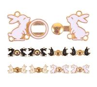 HORIALENCE 8pcs Adjustable Alloy Waistband Buttons for Skirts and Collars, Beautifully Designed Pant Fixing Buttons Resistant to Broken, Waist Tightener for Elasticated Waist Jeans