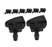 HORIALENCE 8pcs Front Windshield Washer Nozzles Fit Car and Truck Fan Shaped Mist Spray Weather Resistant Durable Construction for Efficient Cleaning and Improved Visibility