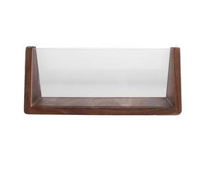 HORIALENCE Acrylic Table Tent Name Plate: Clear Nameplate Holder - V Shaped Sign Holder - Double Sided Menu Stand for Restaurants Reception Desks Conferences