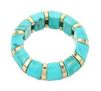 HORIALENCE Bangles Bracelets For Women, Beaded Bracelet - Elegance Trendy Charms Non Tarnish Minimalist Textured Boho Jewelry Mother Day Present