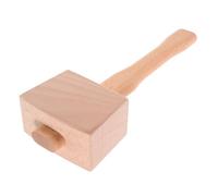 HORIALENCE Beechwood Wooden Mallet Hammer 9.5 Inch Heavy Duty Woodworking Mallet for Carpentry and Wood Carving Hand Tool, Solid Wood Carpenter Hammer Suitable for Craft and Camping Use