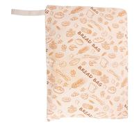 HORIALENCE Beeswax Bread Storage Bag 42.5x33.3cm 1Pcs with Zipper Seal | Cotton Cloth with Natural Lining, Foldable Shape, Freezer-Safe Storage, Home Use, Bakery Takeout