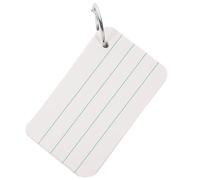 HORIALENCE Blank Flash Cards Memo Card Creative Design Smooth and Safe Material Easy to Write for Notes and Handwriting Practice