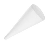 HORIALENCE Blank Foam Cone Crafts Cone Foam Christmas Tree 15.52x5.11x4.91in White Easy to Paint Can Be Sanded Holiday Decorations School Projects Christmas DIY