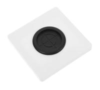 HORIALENCE Blank Wall Plate with Cable Pass Through Hole Decorative Outlet Cover Panel for Home and Office Wall Socket Cover with Wire Organizer Easy Installation Classic White Finish