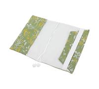 HORIALENCE Book Cover Replacement Cloth Sleeve for Hardback Books Lightweight Anti-wear Diary Protector with Lace Edge Reusable Notebook Cover for Daily Use and Scratch Prevention