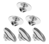 HORIALENCE Brooch Pin Backs with Rounded Corners Stainless Steel 20 Sets and Smooth Surface for Craft Making and Custom Decoration, for Appointments and Daily Life DIY Button Badge Maker