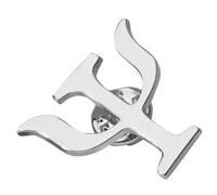 HORIALENCE Brooch Pin Versatile Use Retro for Women and Students Alloy Stylish Silver Badge with Unique Psychology Design and Fade-resistant Accessory Present for Bags and Clothing