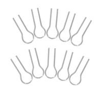 HORIALENCE Burning Pins Tungsten Wire Pottery Kiln R-Shaped for Hanging 100pcs High Temperature Resistant Needles, Precision Craftsmanship and Decorations Ceramic Jewelry DIY