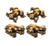 HORIALENCE Cabinet Handles Furniture Pull Handles Frog Shaped 4pcs Zinc Alloy with Easy to Install and Sturdy Design for Door and Cabinet for Furniture Decoration
