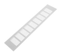 HORIALENCE Cabinet Ventilation Grille Mesh Air Vent Cover 80x400mm Silver Aluminum Alloy for Shoe Cabinet Wardrobe Furniture Exhaust Ventilation
