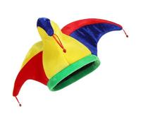 HORIALENCE Clown Hat with Bells Soft Breathable Essential for Festivals Parties Fun Headgear for Carnival Cosplay Events Joyful Costume Accessory