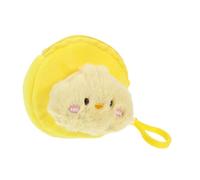 HORIALENCE Cute Plush Chicken Coin Purse Adorable Mini Cartoon Pouch for Soft Storage Wallet for Coins Earphones for Students Fun Practical Accessory