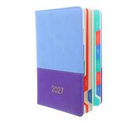 HORIALENCE Daily Agenda Planner 2027 : A5 Soft Faux Leather Cover Planner - Journal Notebook for School Supplies, Office Stationery and Personal Scrapbook Creation