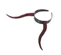 HORIALENCE Devil Horn Headband Plastic Halloween Cosplay Decorative Horns Headband for Boys and Girls Witch Dress up Accessories Demon