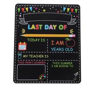 HORIALENCE Double-Sided Reusable Chalkboard Sign for Boy Girl My First Day of School Preschool Memories Board for Capturing Moments Back to School Photo Prop