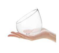 HORIALENCE Elegant Terrarium Glass Bottle with Lid for Indoor Home Decoration Featuring High Borosilicate Glass and Exquisite Detail as Sweet Bowls for Candy and Creative Planters for Indoor