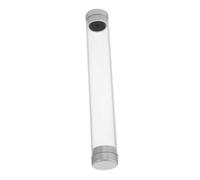 HORIALENCE Eyelash Tweezers Storage Case Transparent Plastic Organizer Tube with Cap for Travel Durable Lash Tweezer Holder for Skin Care Tools and Bead Supplies
