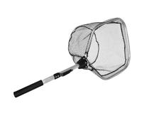 HORIALENCE Fishing Net Mesh Net with Anti-hook Design and Foldable Compact Aluminum Alloy Frame, Extendable Net for in Outdoor Water Activities to Catch Fish and Crabs