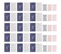HORIALENCE Flower and Animal Printed Letter Papers 6 Sheets of Beautiful Writing Paper and 3 Easy Sealing Envelopes Per Style 45pcs with Envelopes Set Letter Writing Stationery for Home Use