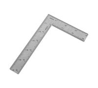 HORIALENCE Framing Square: 6x4 Inch L-Square Ruler - Stainless Steel Engineering Scale Tool for Woodworking Drafting and Corner Layout Measurement