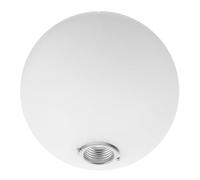 HORIALENCE G9 Globe Lampshade Replacement 15Cm Diameter Milky White Frosted Glass Cover Metal Screw for Molecular Lamps and Ceiling Lights