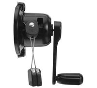 HORIALENCE Hand Crank Replacement Handle 95mm Spacing Distance Stainless Steel Retractable Crank Handle Strong Load Bearing Space Saving Design Sl legant Look for Balcony Clothes Drying