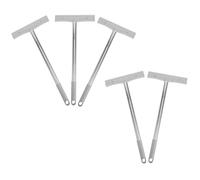 HORIALENCE Handheld Sign Holder Signboard Welcome Sign Stick 5pcs with Stainless Steel Two-sided Poles Comfortable to Hold and Quick Assembly for and Parades for Airport Pickup