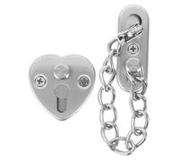 HORIALENCE Heavy Duty Stainless Steel Door Chain Lock for Front Door Security Adjustable No-Drill Anti-Theft Latch Hotel-Grade Safety Chain Safety Protection for Home and Office