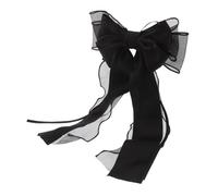 HORIALENCE Large Bow Hair Clips for Women Elegant Mesh Hair Accessories for Special Occasions Spring Clips for Girls and Women Sophisticated Satin Ribbon Design