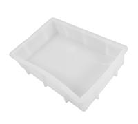 HORIALENCE Large Rectangle Silicone Molds for Resin Casting Easy to Clean Versatile White Mold for Flower Preservation and DIY Crafts