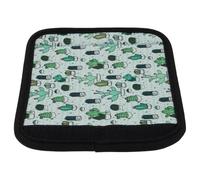 HORIALENCE Luggage Handle Wrap Labour-saving Polyester Light Green and for Suitcase, Soft to The Handle Cover Shopping Bag Travel Accessories