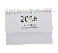HORIALENCE Mini Desk Calendar Standing Flip Monthly Organizer Compact Long Desktop Planner for Home Office School with Month Coverage and Elegant Simple Design