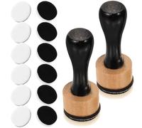 HORIALENCE Mini Distress Ink Blending Tool with Reusable Round Sponge Pads and Handles Portable Soft Sponge Crafting Accessory for Card Making and Stamping