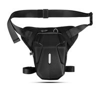 HORIALENCE Motorcycle Leg Bag Multifunctional Adjustable Drop Pouch Black for Traveling Hiking Camping Fishing with Strategic Positioning for Easy Access Men Women