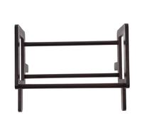 HORIALENCE Multipurpose Reading Rack Desktop Reading Rack Book Support Stand 11.8x8.3x7.5in Sturdy Bamboo Material Space-Saving Multi-Functional Use Learning for Students