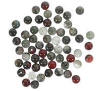 HORIALENCE Natural Bloodstone Beads DIY Bracelet Beads for Jewelry Making Strand for Necklace Crafting