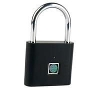HORIALENCE Outdoor Fingerprint Padlock Lock Aluminum Alloy Keyless Biometric Security for Gym Lockers Gates Toolboxes and More