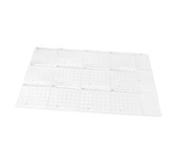 HORIALENCE Oversized Double Sided Dry Erase Calendar Board with Erasable Pen Large Yearly Wall Planner for Home Office School Reusable Giant Whiteboard Monthly Organizer for Flexible