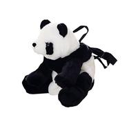 HORIALENCE Plush Panda Backpack Kids Bag Adorable Black White Soft Toy Storage Bag Large Capacity Cartoon Animal Shoulder Backpack for Boys Girls Age 3-10, 36cm X 22cm
