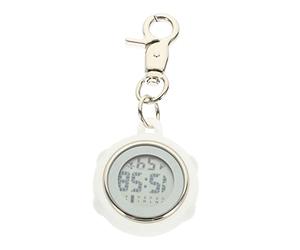 HORIALENCE Pocket Watch Clip with Key Buckle Design Super Lightweight Silicone and Plastic Material Precision Movement, Convenient to Carry Nurse for Work the Hospital or Daily Life